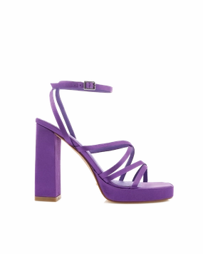 Wedding guest TAVOLO - GRAPE SATIN