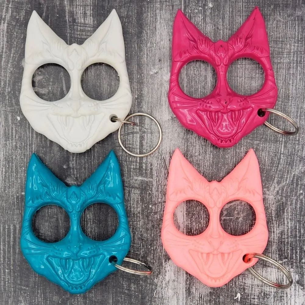 Hiss and Hurt Self-Defense Cat Keychain
