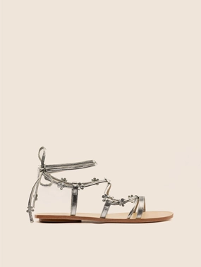 Durable Material Holiday-Fit Londrina Silver Sandal