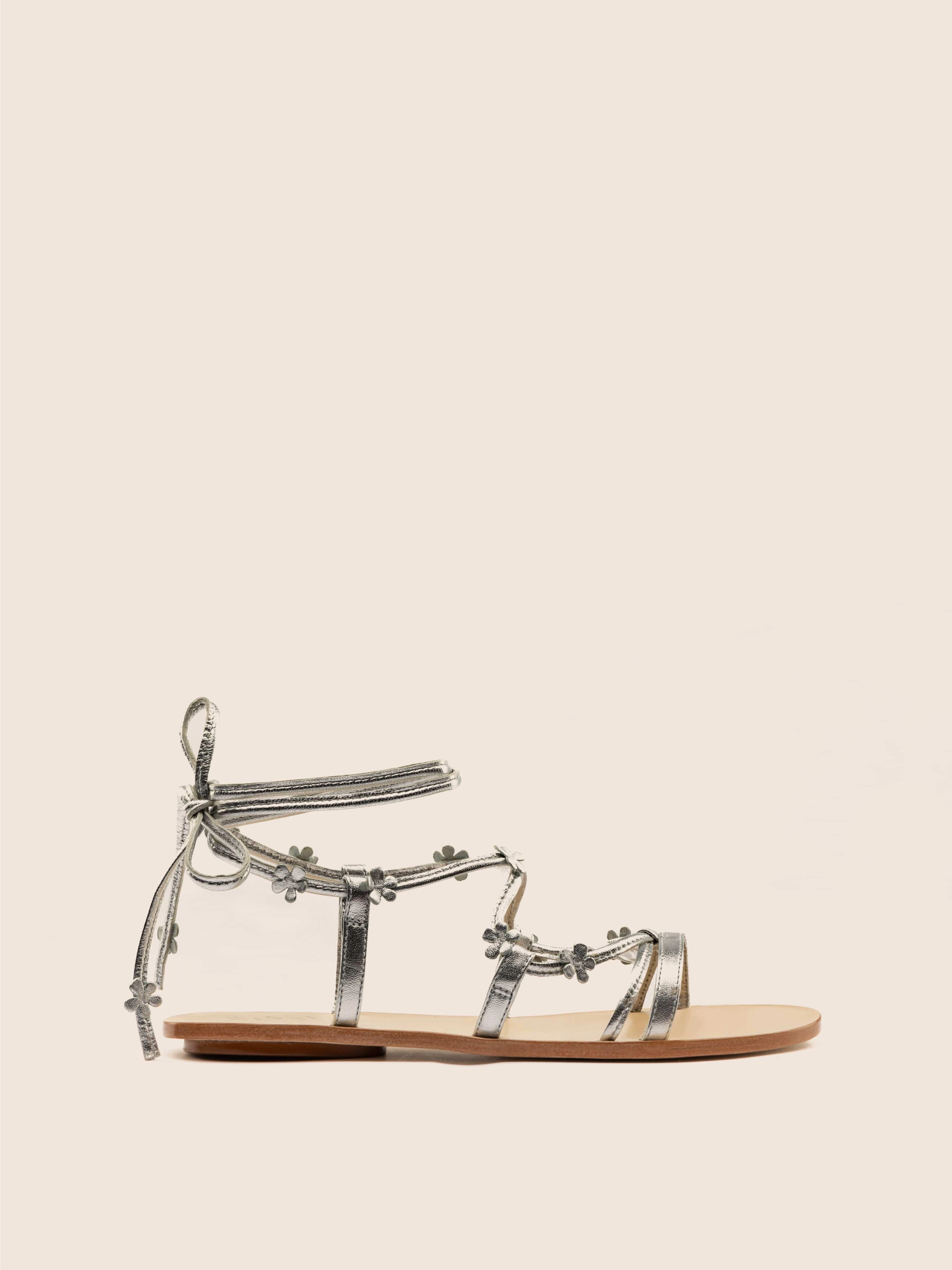 Durable Material Holiday-Fit Londrina Silver Sandal