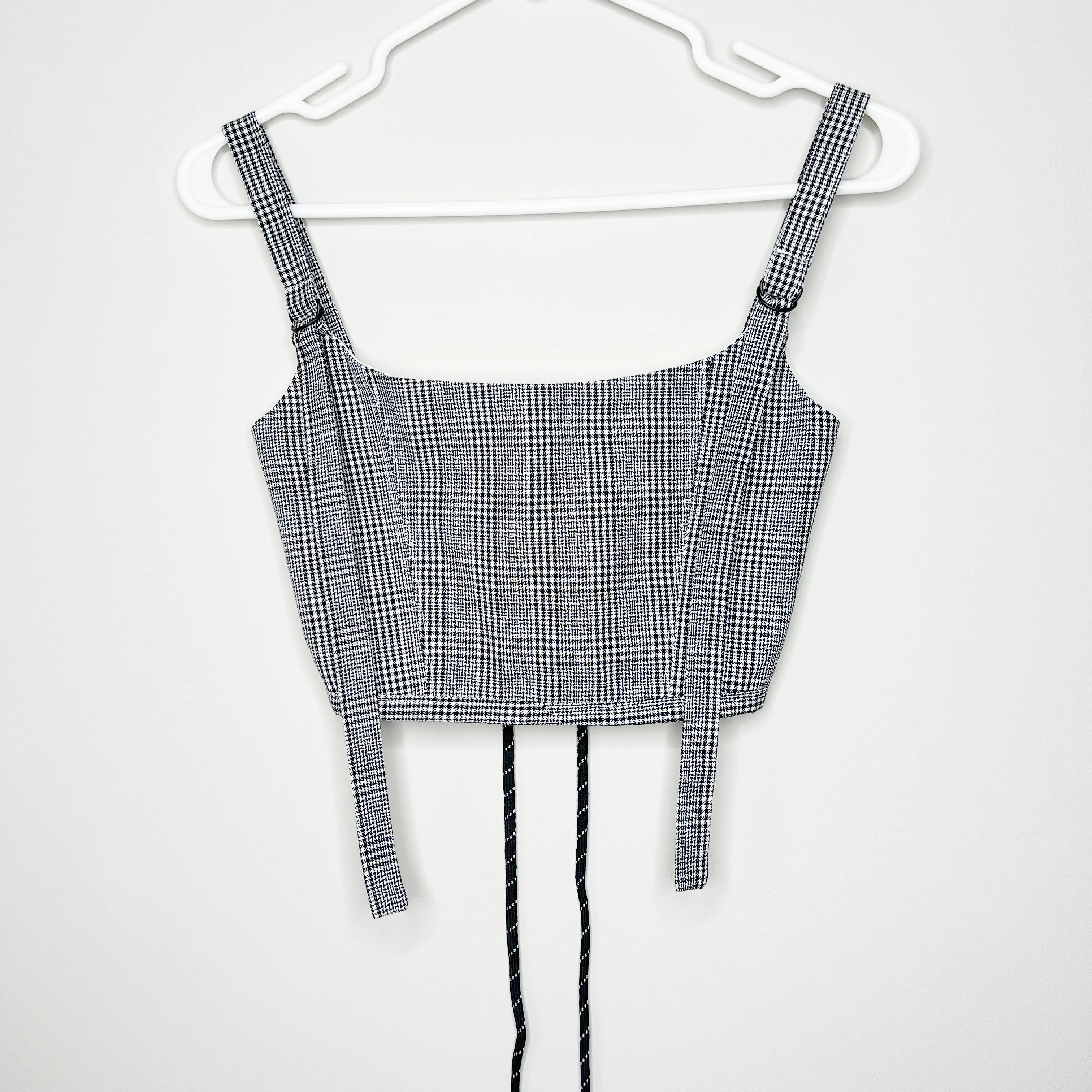 Houndstooth Utility  Corset