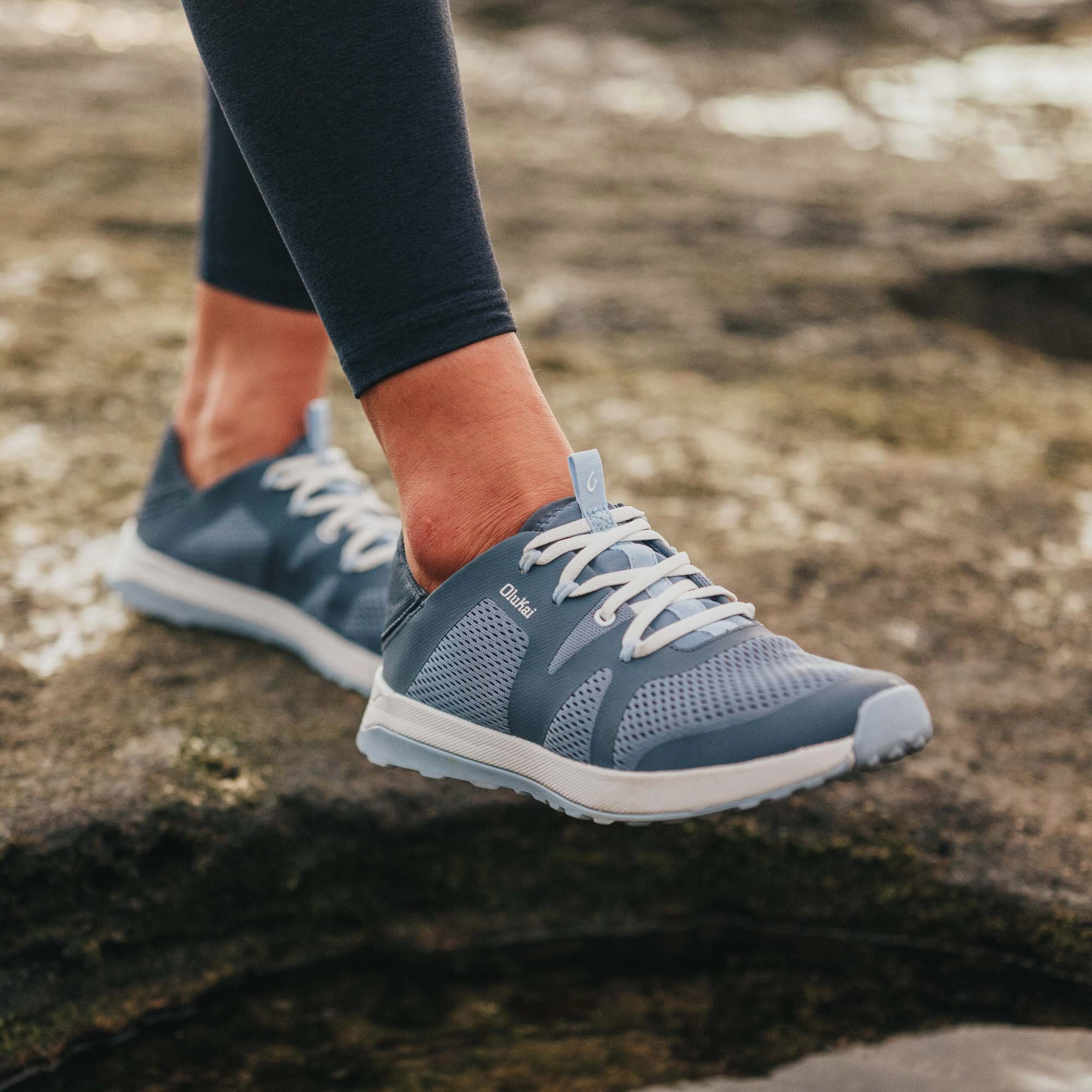 Total Fit Wide Toe Box Design Huia - Vintage Blue / Sea Ice