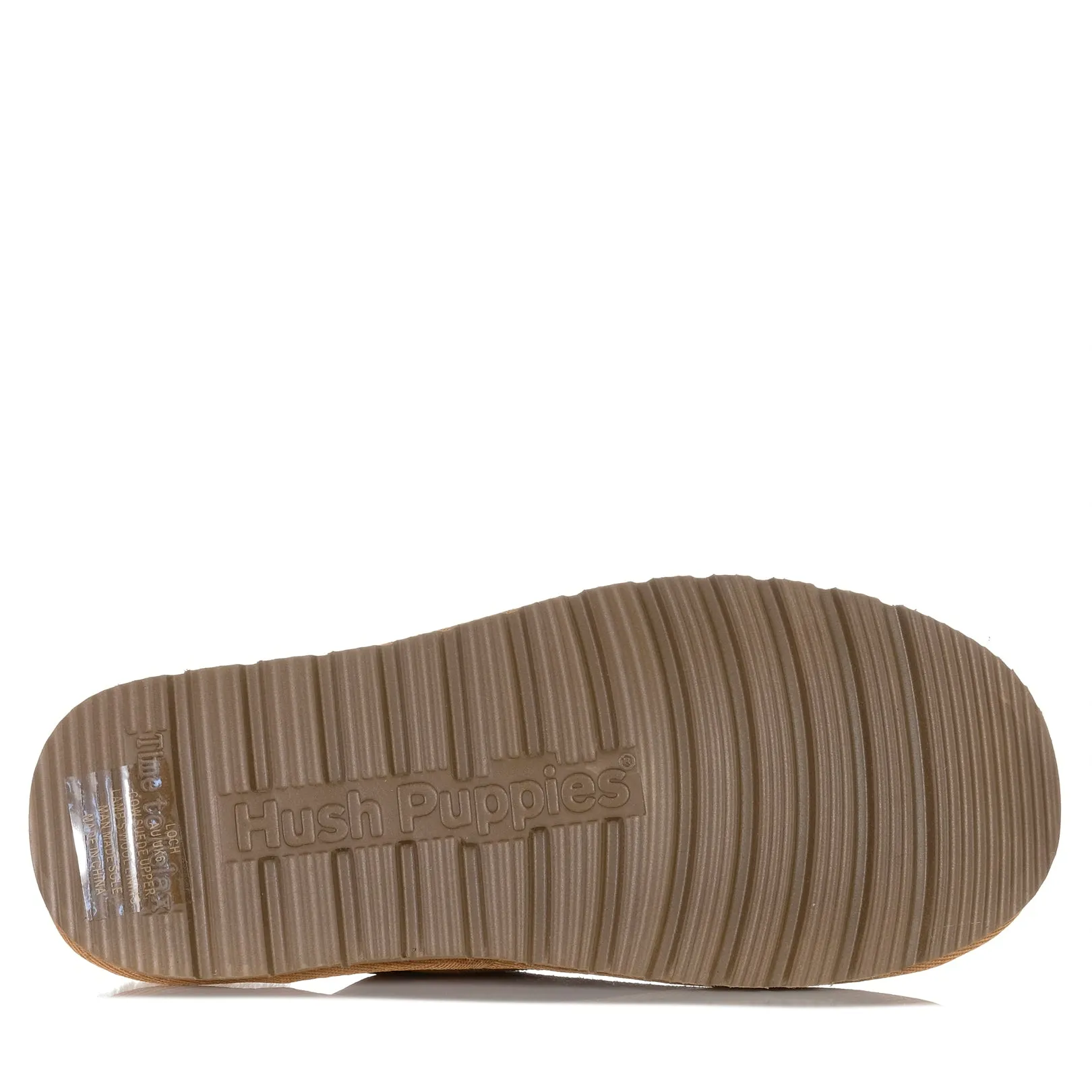 Hush Puppies Loch Chestnut Suede