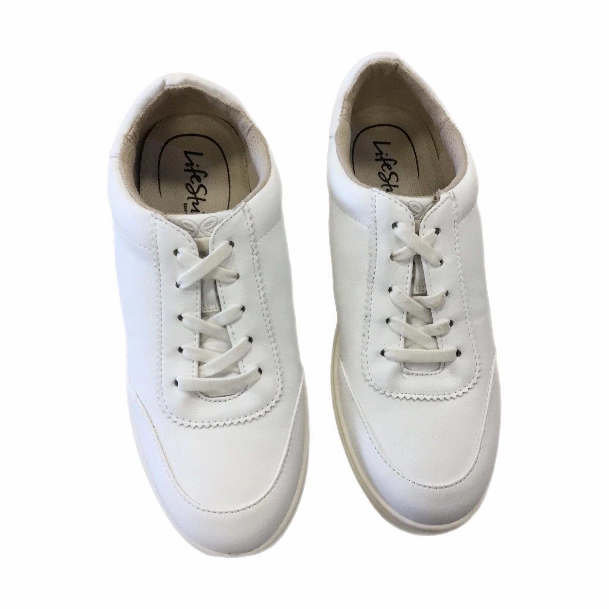 Shoes Sneakers By Life Stride In White, Size: 7.5 Adjustable Fit Technology Weekend Moves