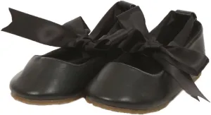 iGirlDress Dazzling Ballerina Flats Shoes with Satin Ribbon Ties