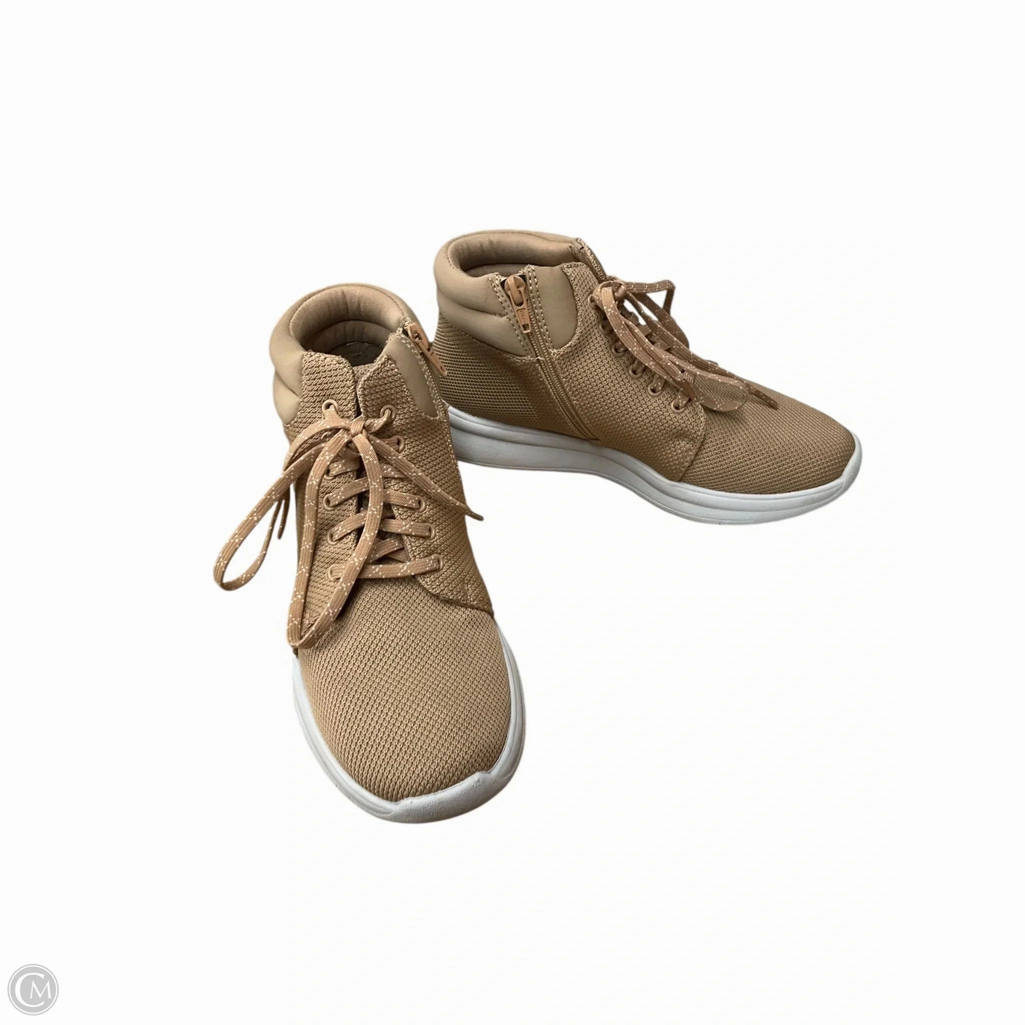 Seamless Motion Efficiency Shoes Sneakers By Clarks In Tan, Size: 6