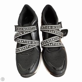 Shoes Sneakers By Bcbgeneration In Black & White, Size: 7.5 Dual Material