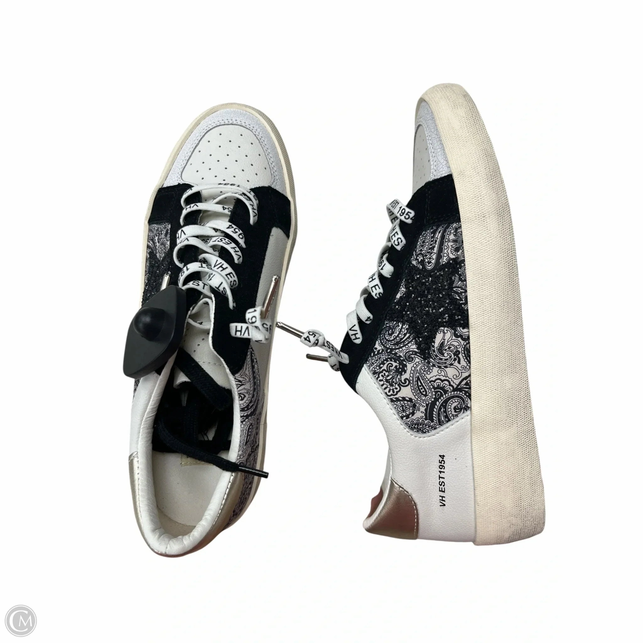 Neutral Colorways Premium Durability Shoes Sneakers By Vintage Havana In Black & White, Size: 9