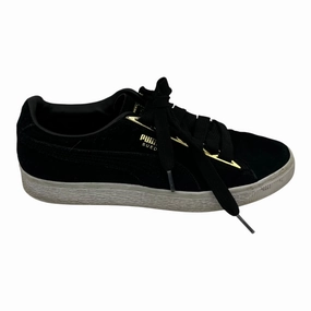 Sleek Build Shoes Sneakers By Puma In Black, Size:8.5
