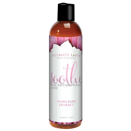 Intimate Earth Soothe Anal Anti-Bacterial Glide 240 ml/8 oz