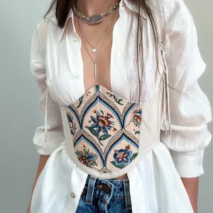 Ivory Tapestry Underbust Corset
