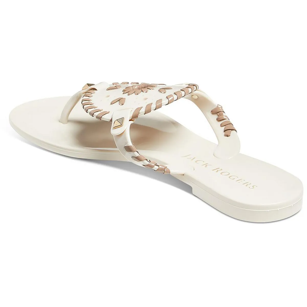 Jack Rogers Womens Georgica Thong Slip On Jelly Sandals