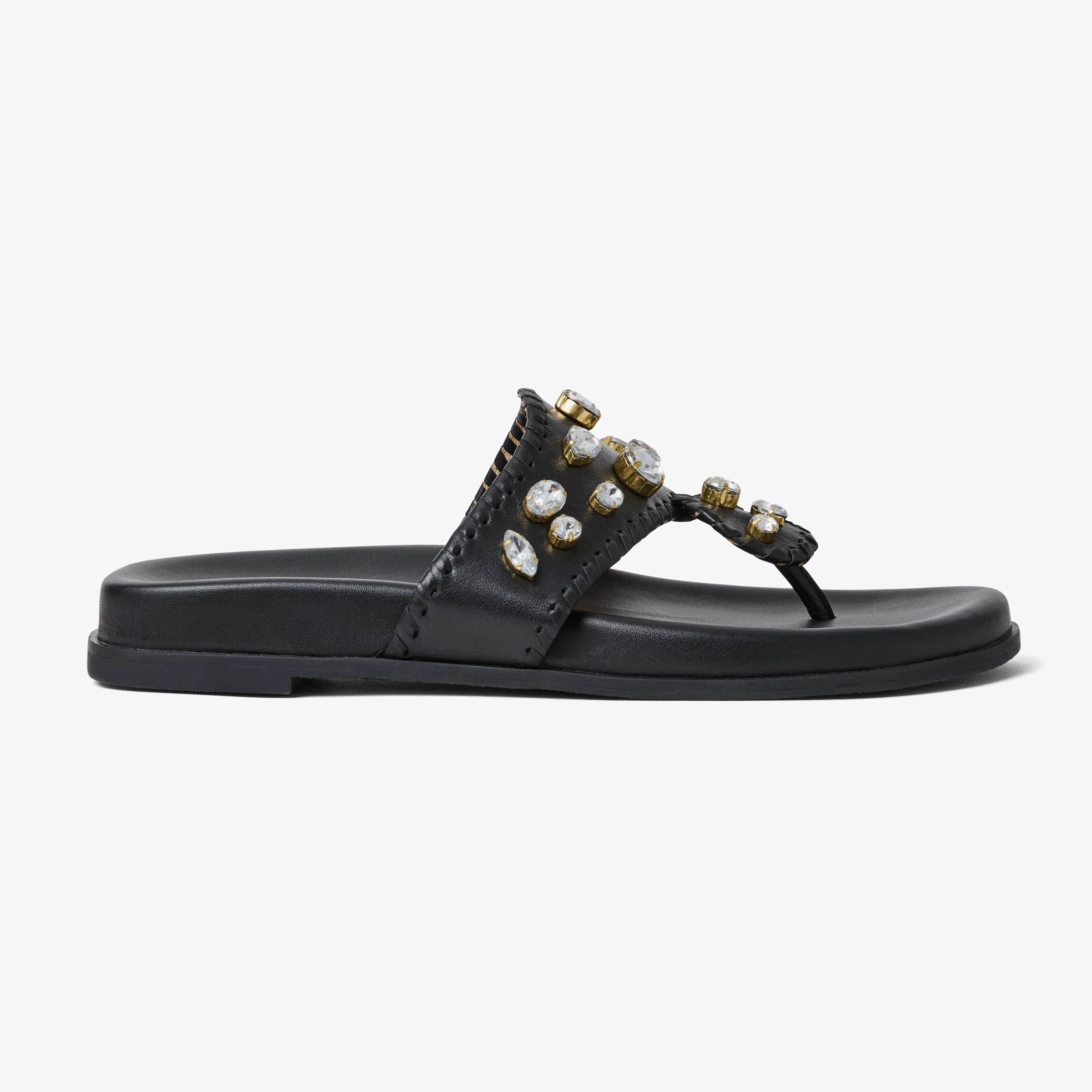 Jacks Jeweled Leather Comfort Sport Sandal Perfect for Outdoors Sturdy Construction