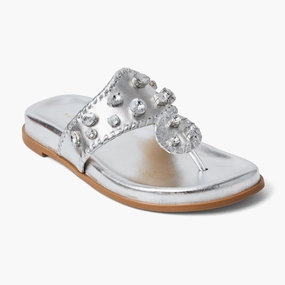 Jacks Jeweled Leather Comfort Sport Sandal Quick Release Buckles Relaxing Shoes