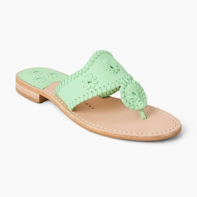 Jacks Leather Flat Sandal Foam Comfort