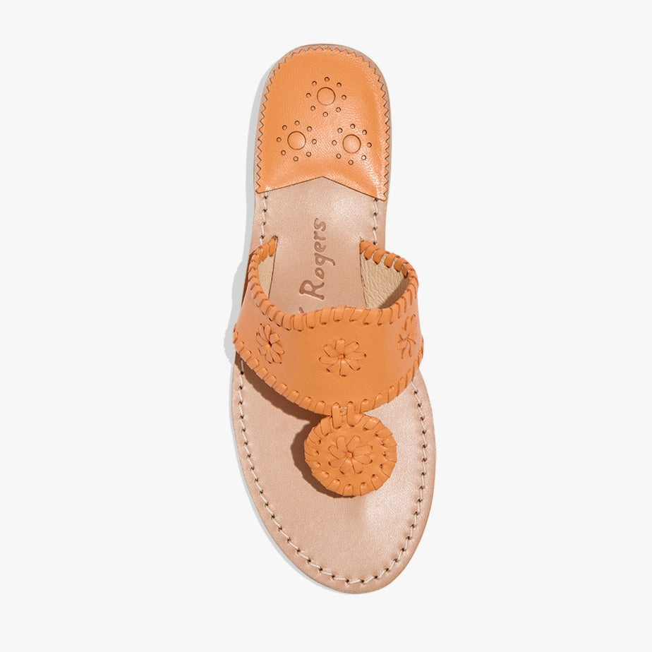Practical Design Jacks Leather Flat Sandal