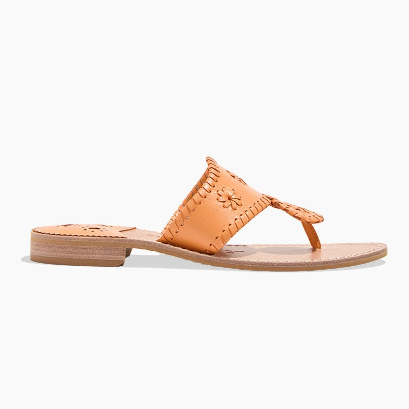 Jacks Leather Flat Sandal Light Travel Sandals perforated