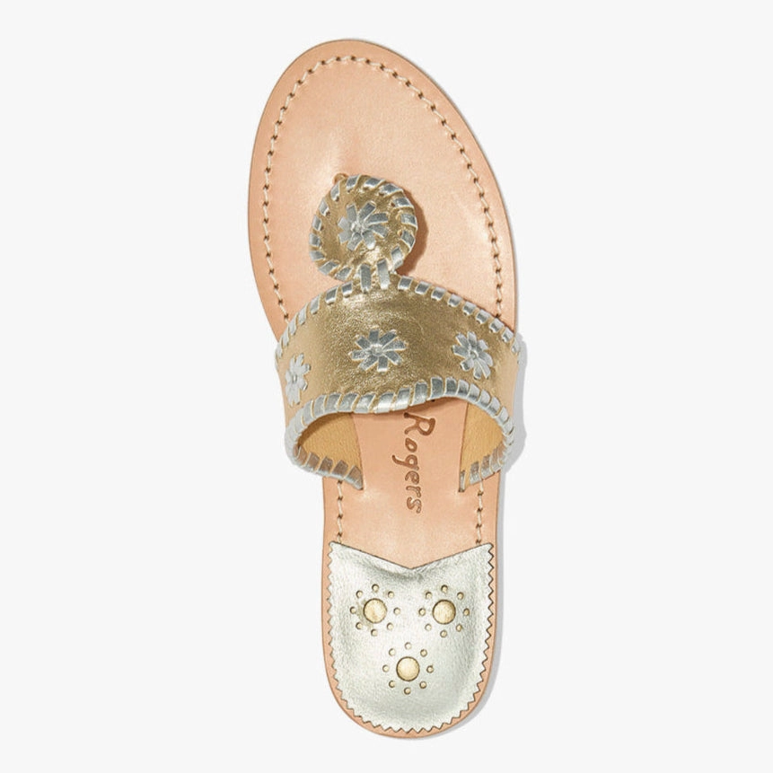Versatile Outdoor Style Jacks Leather Flat Sandal