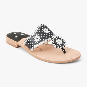 Everyday Look Jacks Leather Flat Sandal