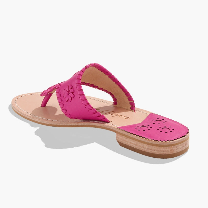 Impact Resistance Practical Comfort Jacks Leather Flat Sandal