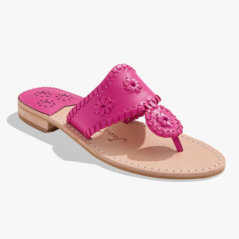 Easy To Wear Shoes Comfy Feel Jacks Leather Flat Sandal