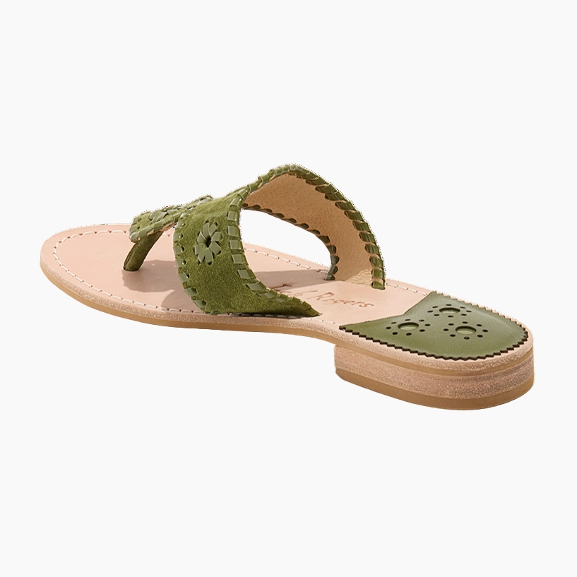 Durable Travel Footwear Modern Steps Jacks Suede Flat Sandal