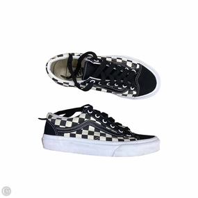 Fashion Style Shoes Sneakers By Vans In Checkered Pattern, Size: 7