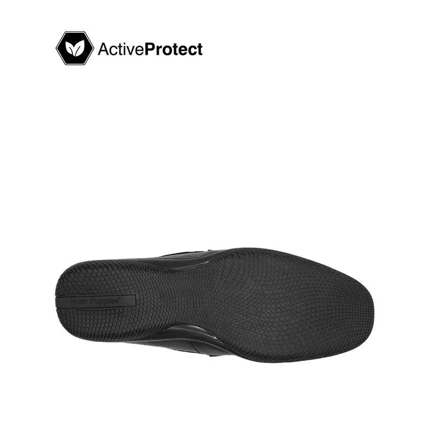 Jalen Penny Men's Shoes - Black Tumbled Leather