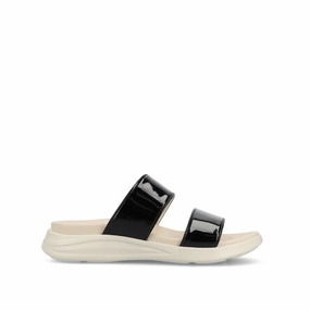 Lightweight EVA JANIS SLIP ON SANDALS IN PATENT