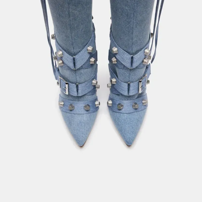 Jean motor boots