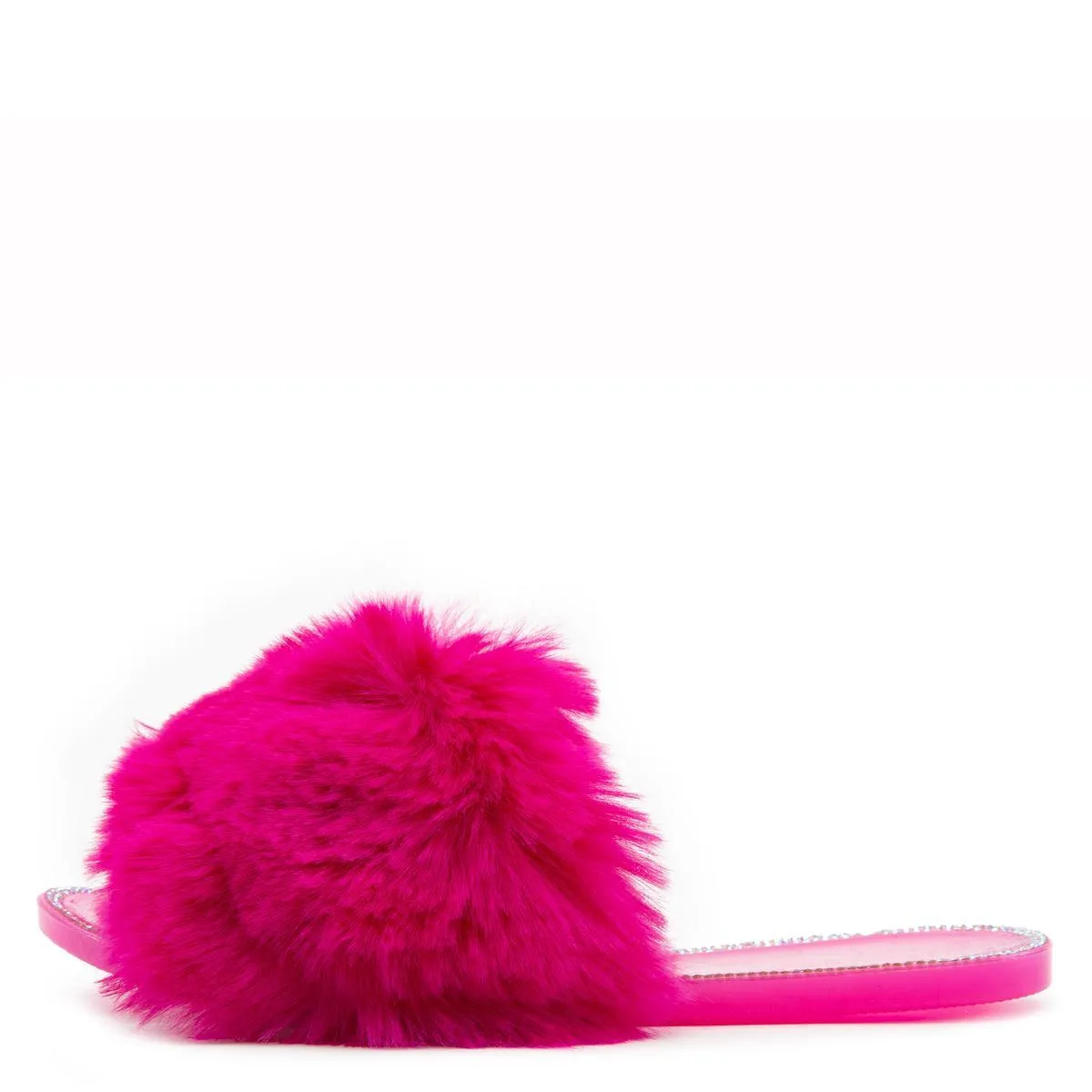 Jelly-20 Flat Fur Sandals