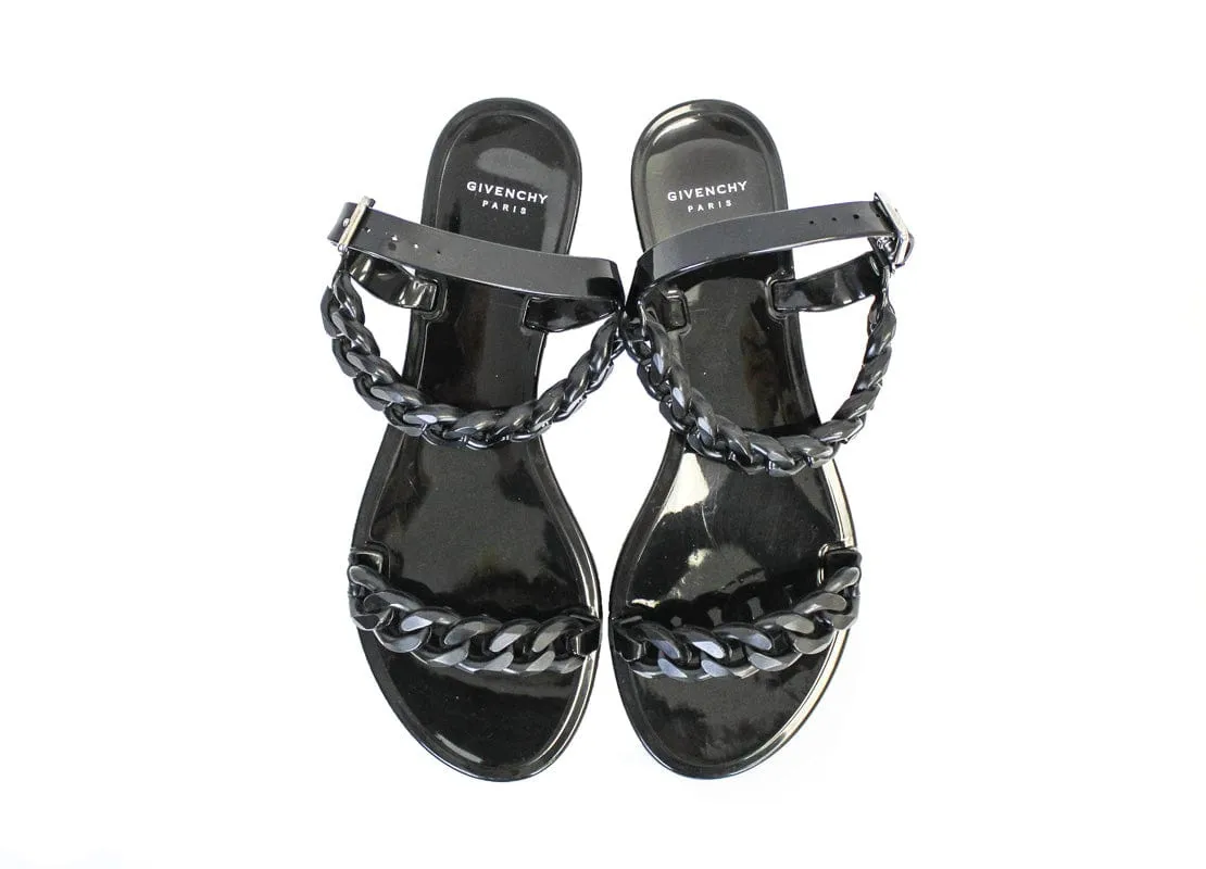 Jelly Chain-Link Sandals