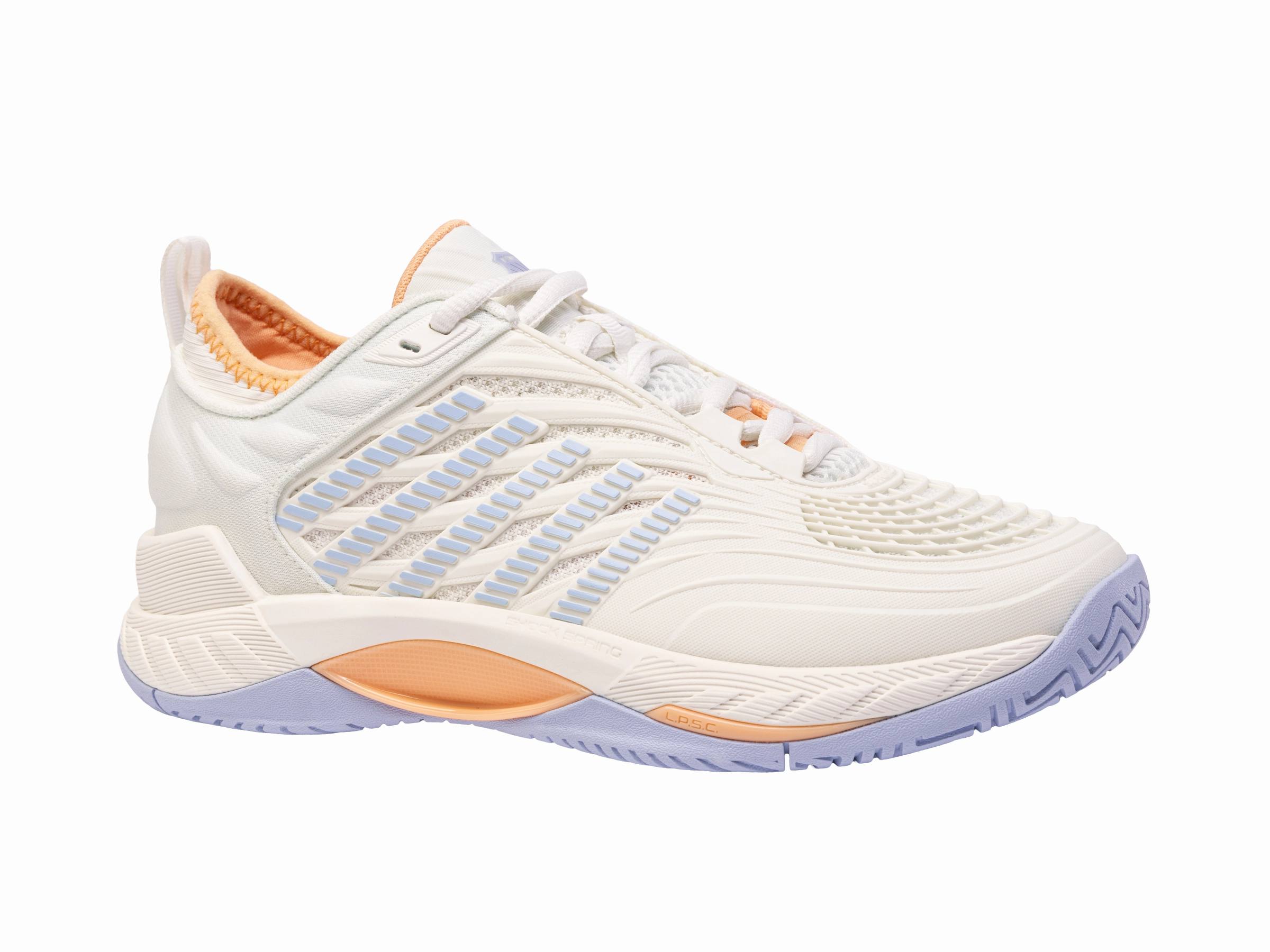 99071-131-M | HYPERCOURT SUPREME 2 | STAR WHITE/HEATHER/PEACH FUZZ Cushioned Base Health Focused