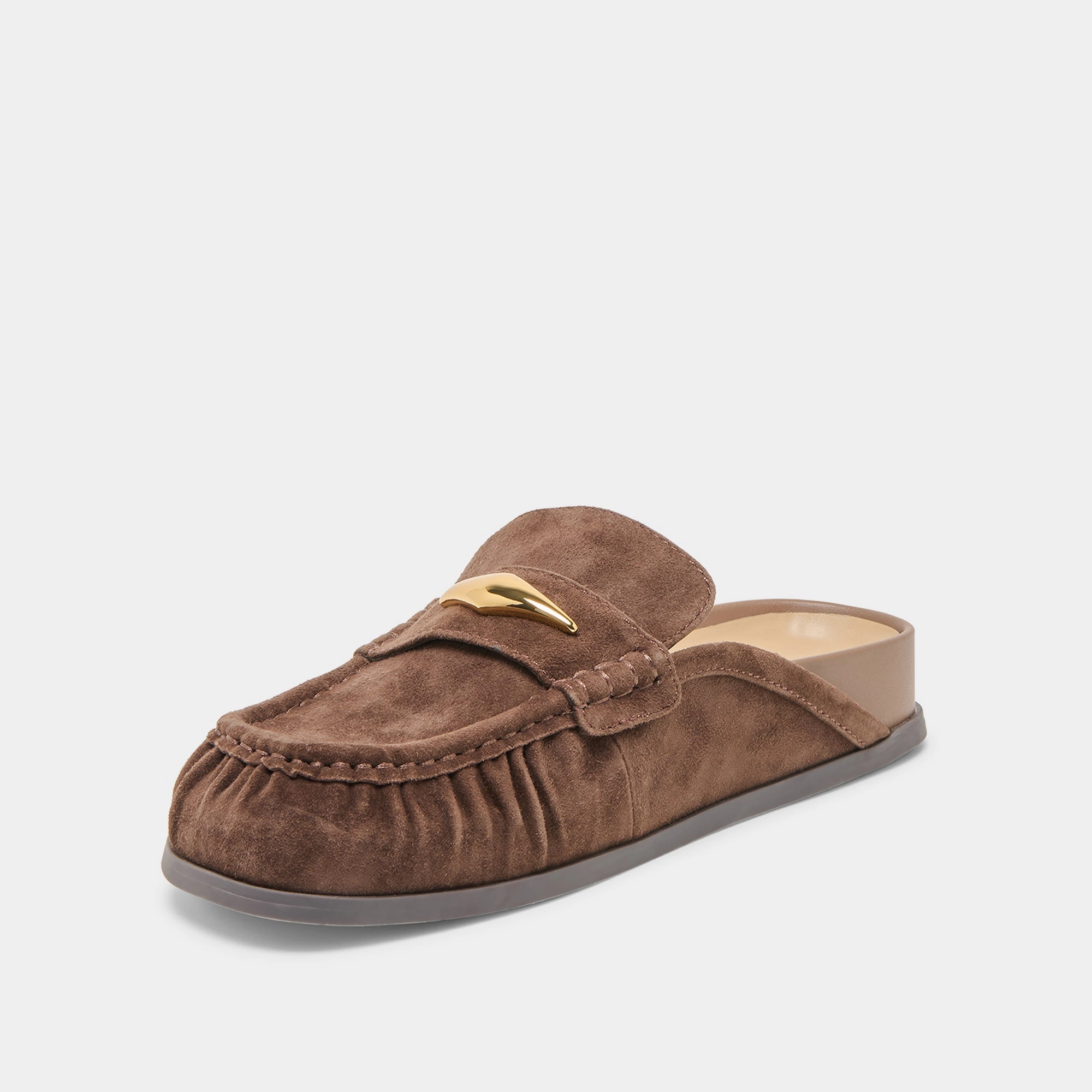 JODERO FLATS DK BROWN SUEDE Friend Time