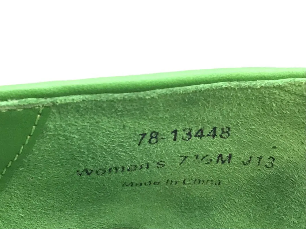 Johnston & Murphy Women's White Blue Ballet Flats - Size 7.5M