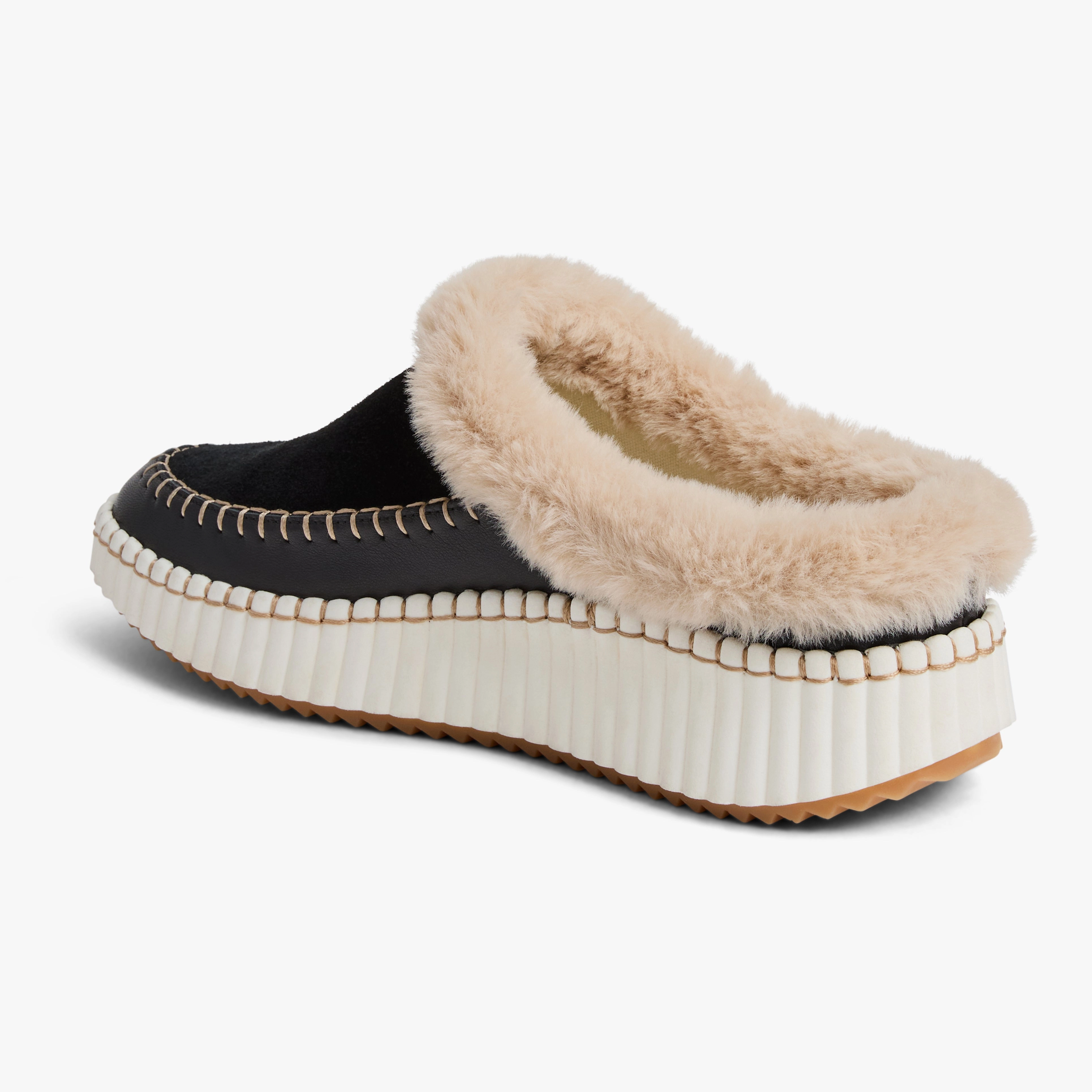Teacher Wear Eco Fiber Jolie Suede Slip-On Platform Sneaker Clog