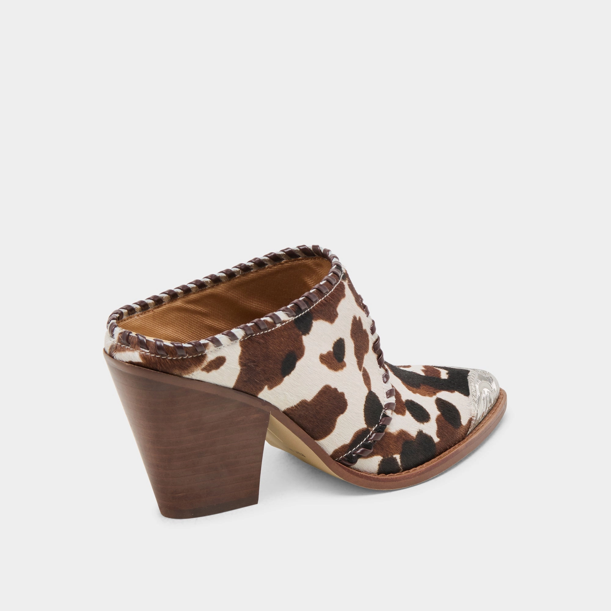 Every Step Soft Effortless Pairing JOLYN HEELS COCOA TAURUS CALF HAIR