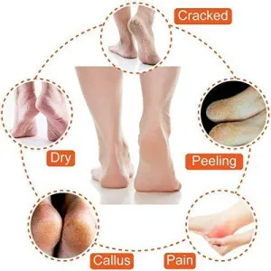 K Kudos Enterprise Themodernkart Heel Pain Relief Silicone Gel Pad Heel Protector Socks with Spa Botanical for Men and Women Cotton Socks Free Size 1 Pair