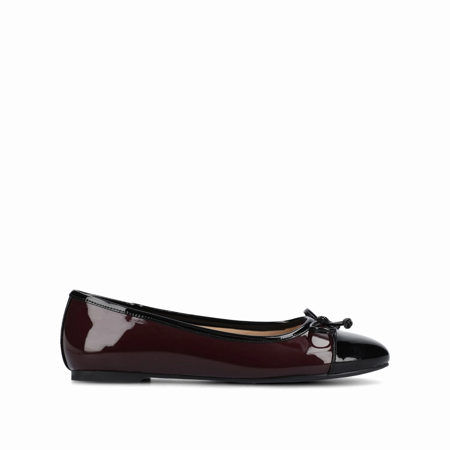KAIAH CAPTOE BALLET FLATS IN VEGAN LEATHER Flat Sole Toe Free Harbor Walks