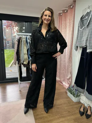 Kanelly Lace Trouser - Party Collection - Kaffe