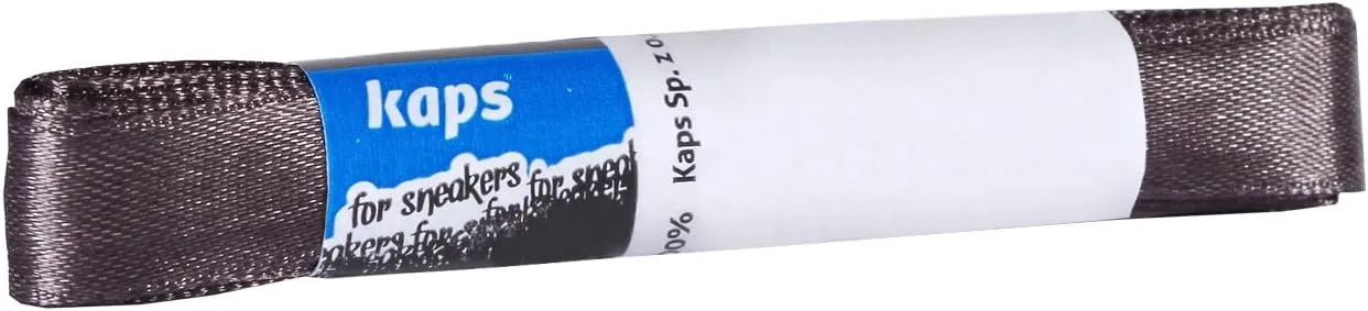Kaps Satin Ribbon Shoe Laces for Sneakers Trainers Casual Shoes, Quality and Durable, Many Colours and Lenghts, 1 pair