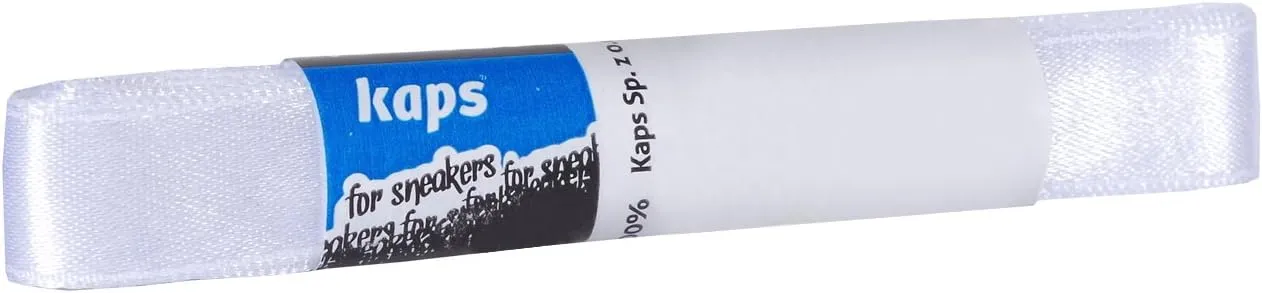 Kaps Satin Ribbon Shoe Laces for Sneakers Trainers Casual Shoes, Quality and Durable, Many Colours and Lenghts, 1 pair