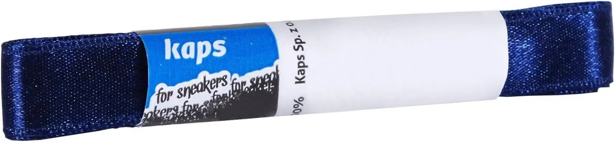 Kaps Satin Ribbon Shoe Laces for Sneakers Trainers Casual Shoes, Quality and Durable, Many Colours and Lenghts, 1 pair
