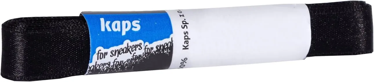 Kaps Satin Ribbon Shoe Laces for Sneakers Trainers Casual Shoes, Quality and Durable, Many Colours and Lenghts, 1 pair
