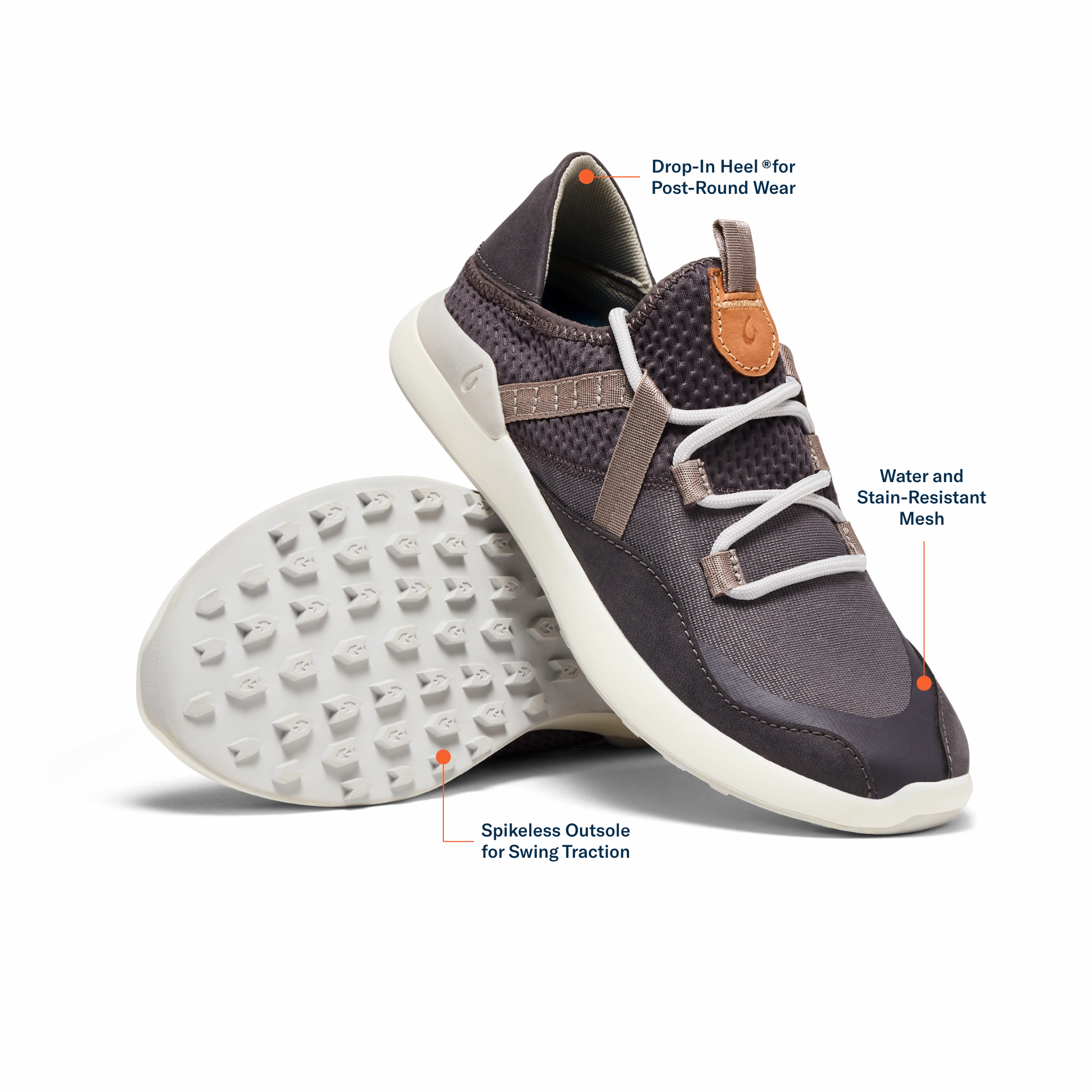 Field Fast Memory Foam Cushioning Kawela - Pavement / Mist Grey