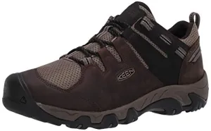 KEEN Men's Steens Vent Low Height Breathable Hiking Shoes, Brown, 13