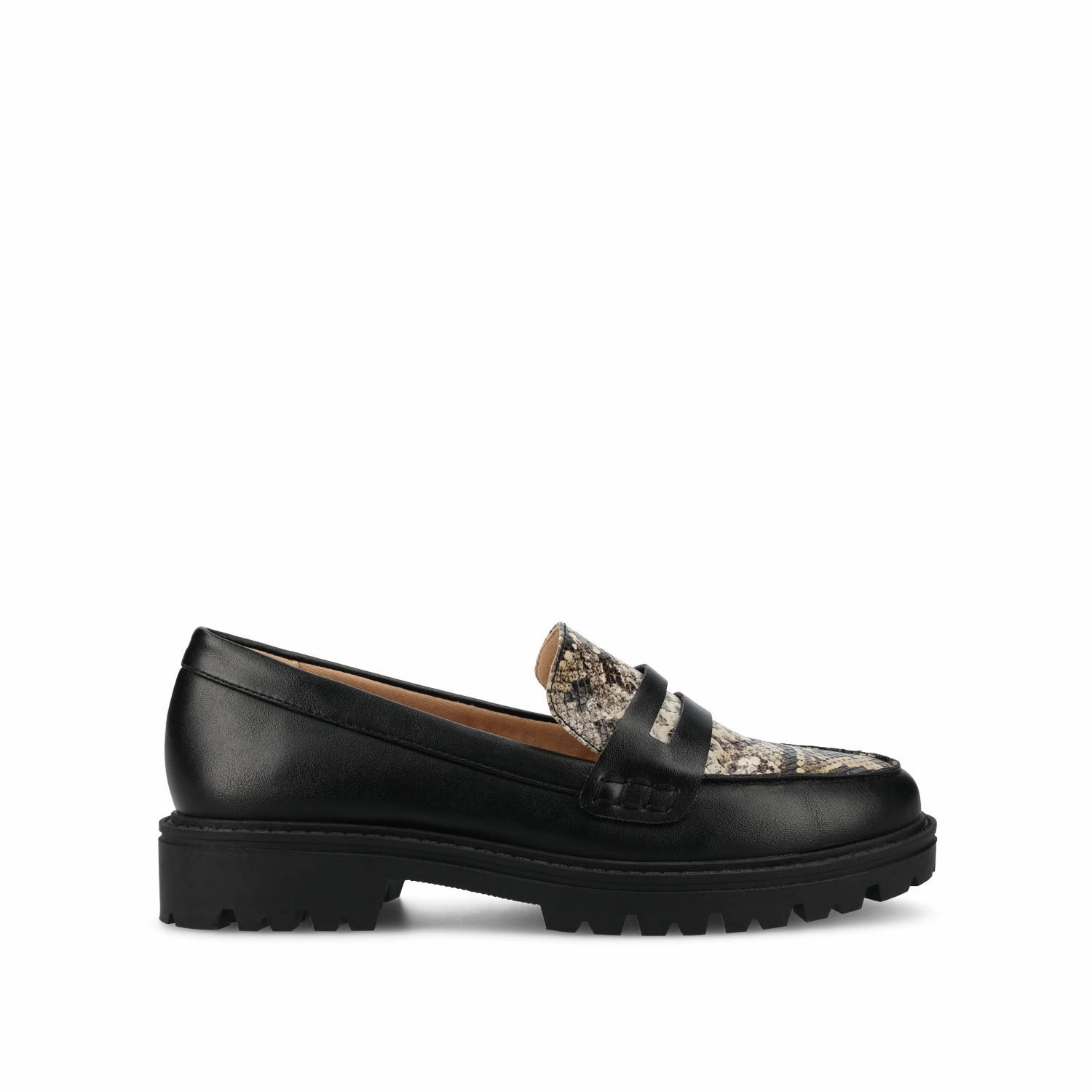 Even Pace KENLY LOAFER FLATS IN SNAKE