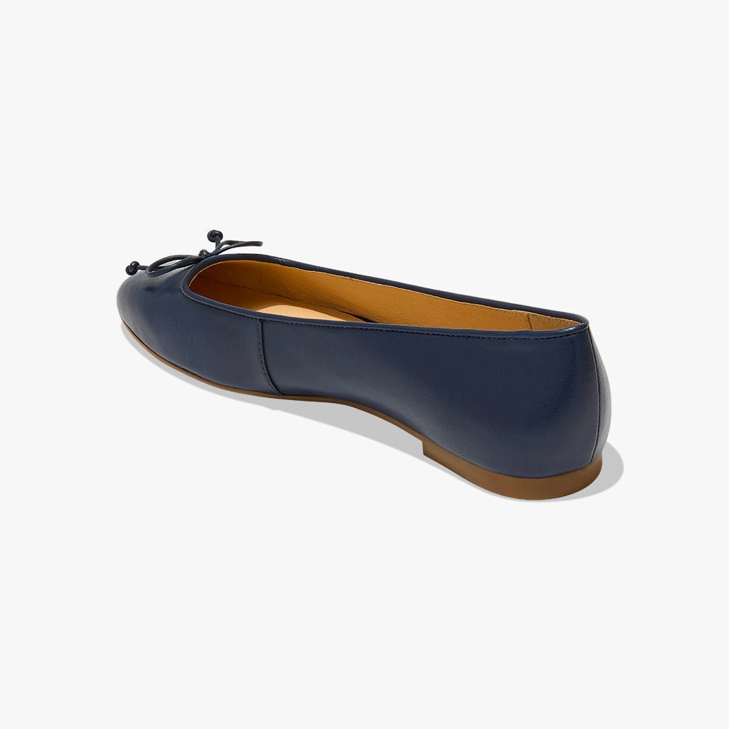 Kenlyn Leather Ballet Flat Abrasion resistant