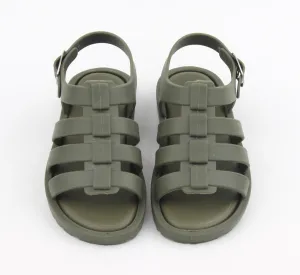 Khaki Jelly Sandals