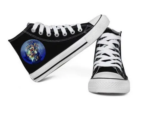 Kingdom Hearts Sora High Top Canvas Shoes Sneakers Kingdom Hearts Gifts